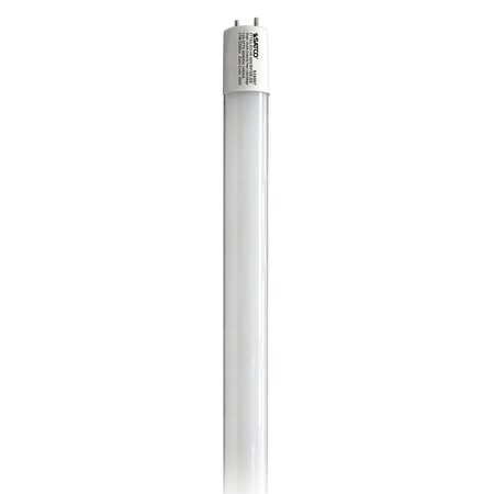 SATCO 17W T8 LED 4 ft. 50K G13 Base 50K Hours 2200L Type B BBP 1 or 2 Ended S39907